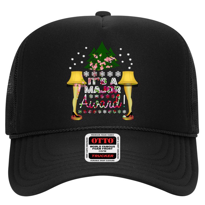 It's A Major Award Funny Christmas Fragile Lamp Leg Trucker Hat