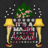 It's A Major Award Funny Christmas Fragile Lamp Leg Trucker Hat