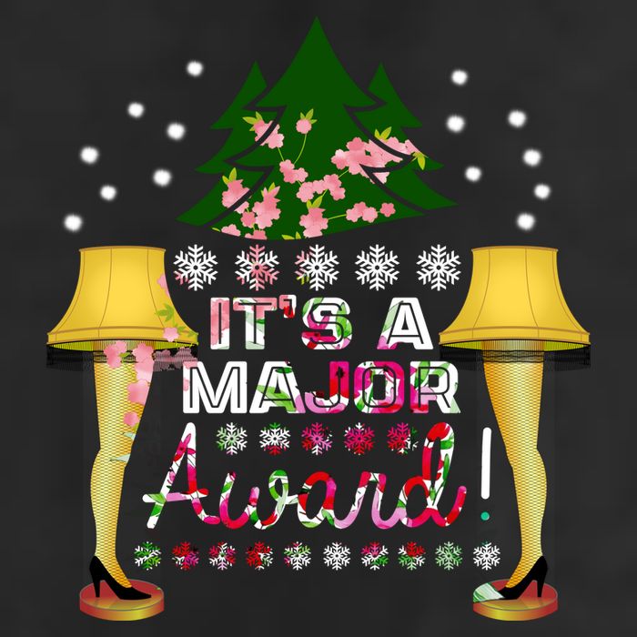 It's A Major Award Funny Christmas Fragile Lamp Leg Trucker Hat