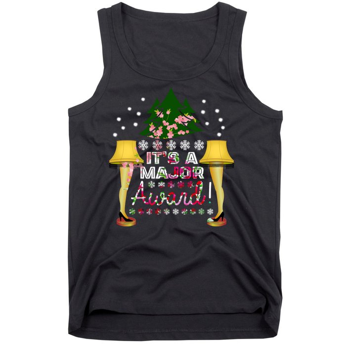 It's A Major Award Funny Christmas Fragile Lamp Leg Tank Top