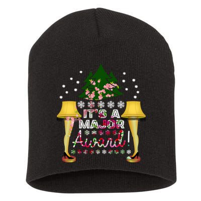It's A Major Award Funny Christmas Fragile Lamp Leg Short Acrylic Beanie