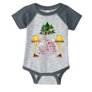 It's A Major Award Funny Christmas Fragile Lamp Leg Infant Baby Jersey Bodysuit