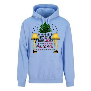 It's A Major Award Funny Christmas Fragile Lamp Leg Unisex Surf Hoodie