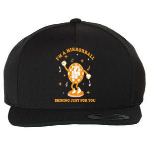 I'm A Mirrorball Shining Just For You Disco Ball Wool Snapback Cap