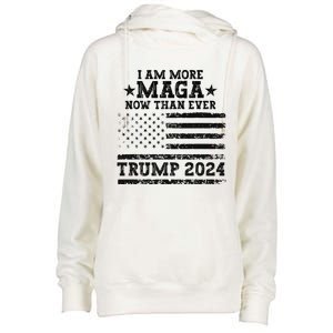 I Am More Maga Now Than Ever Trump 2024 You Missed Trump Womens Funnel Neck Pullover Hood