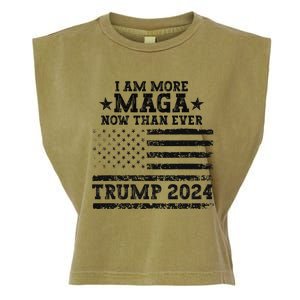 I Am More Maga Now Than Ever Trump 2024 You Missed Trump Garment-Dyed Women's Muscle Tee