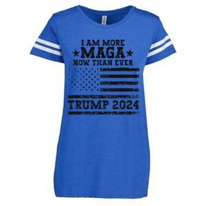 I Am More Maga Now Than Ever Trump 2024 You Missed Trump Enza Ladies Jersey Football T-Shirt