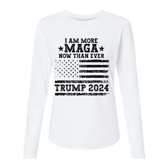 I Am More Maga Now Than Ever Trump 2024 You Missed Trump Womens Cotton Relaxed Long Sleeve T-Shirt