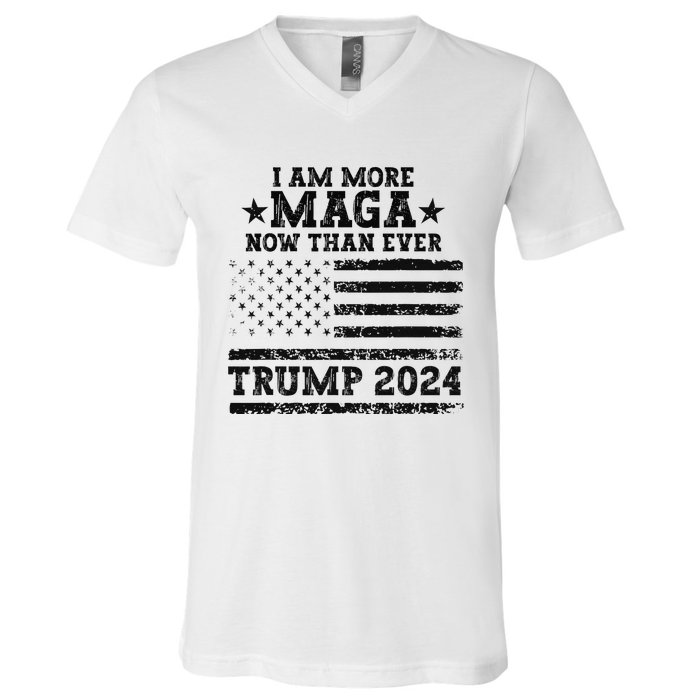 I Am More Maga Now Than Ever Trump 2024 You Missed Trump V-Neck T-Shirt