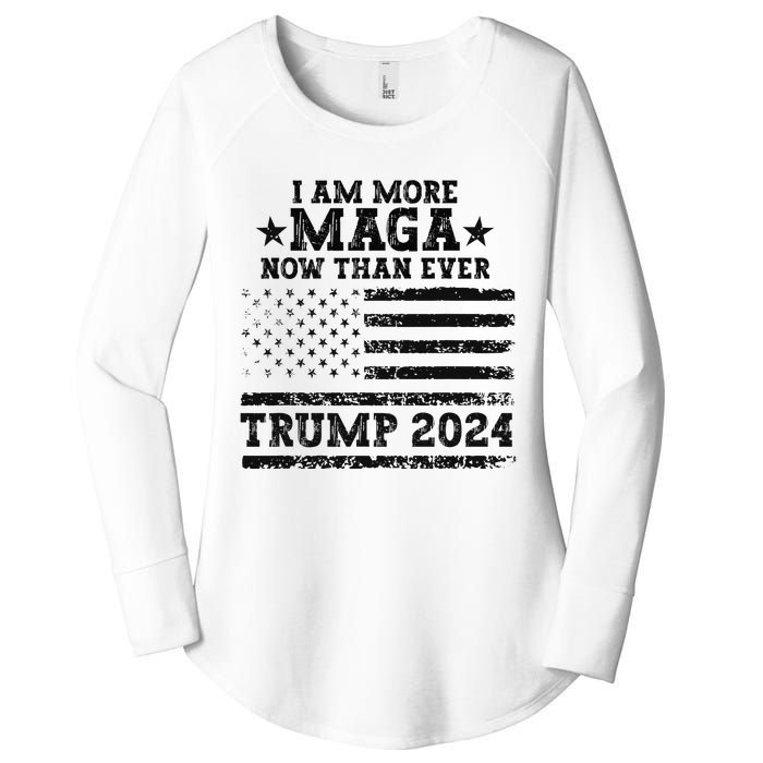 I Am More Maga Now Than Ever Trump 2024 You Missed Trump Women's Perfect Tri Tunic Long Sleeve Shirt