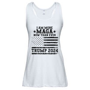 I Am More Maga Now Than Ever Trump 2024 You Missed Trump Ladies Essential Flowy Tank