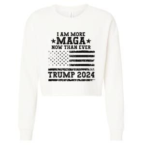 I Am More Maga Now Than Ever Trump 2024 You Missed Trump Cropped Pullover Crew