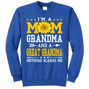 IM A Mom Grandma Great Grandma MotherS Day Sunflower Great Gift Sweatshirt