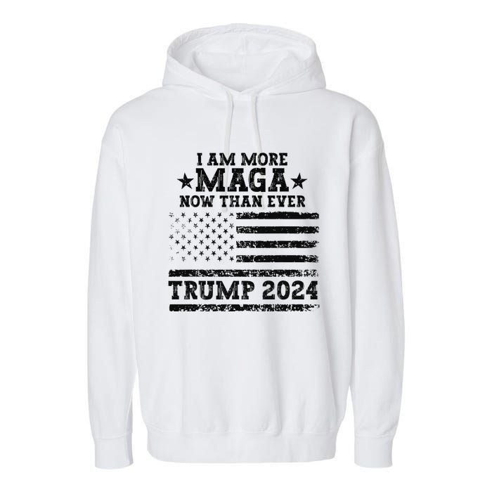 I Am More Maga Now Than Ever Trump 2024 You Missed Trump Garment-Dyed Fleece Hoodie