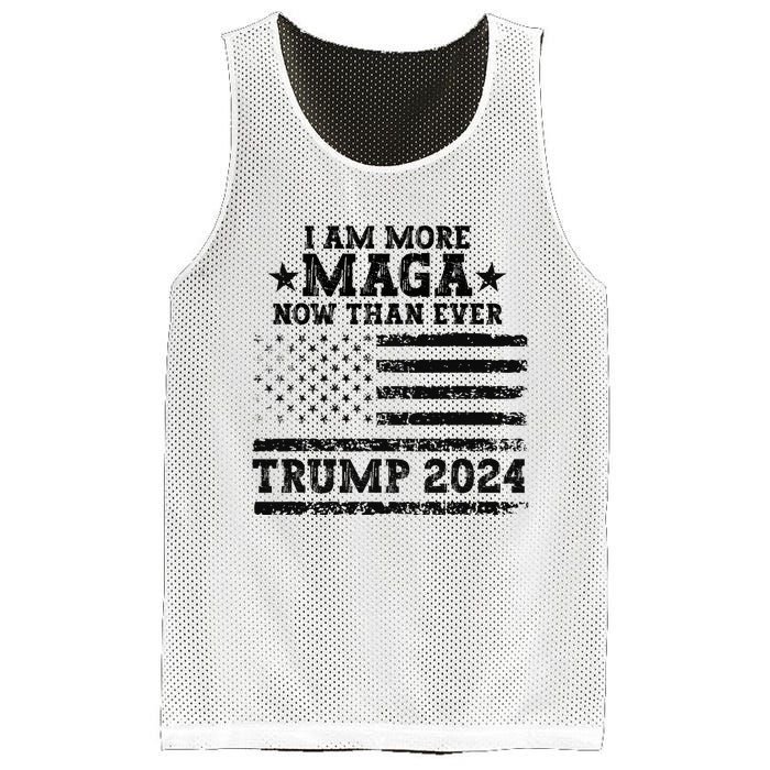 I Am More Maga Now Than Ever Trump 2024 You Missed Trump Mesh Reversible Basketball Jersey Tank