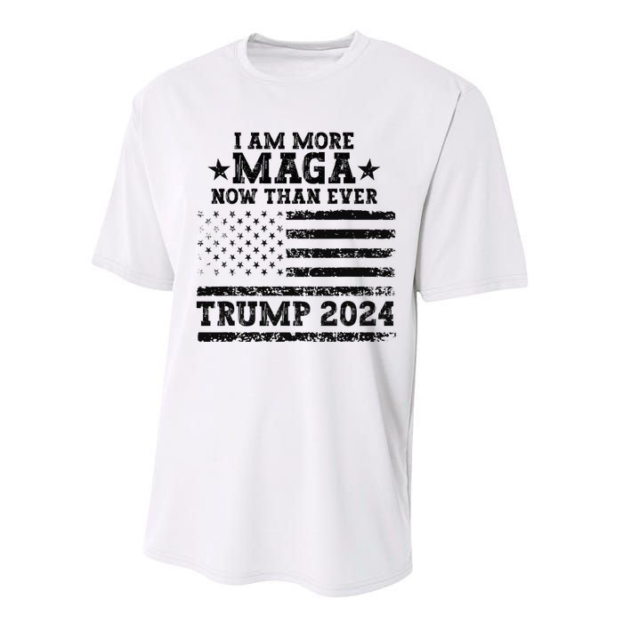 I Am More Maga Now Than Ever Trump 2024 You Missed Trump Performance Sprint T-Shirt