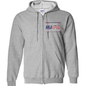 I Am More Maga Now Than Ever Trump Supporters American Full Zip Hoodie