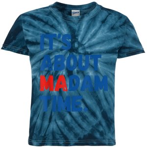 ItS About Madam Time 2024 Presidential Election Democrat Kids Tie-Dye T-Shirt