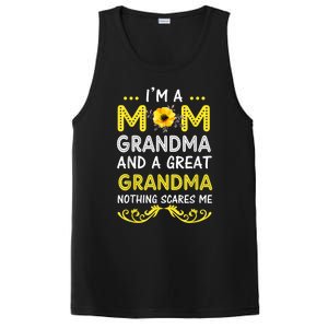 I'm A Mom Grandma Great Nothing Scares Me Mothers Day Gifts PosiCharge Competitor Tank