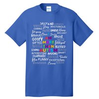 I Am More Than Autism Support Autism Awareness Cool Gift Tall T-Shirt