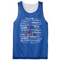 I Am More Than Autism Support Autism Awareness Cool Gift Mesh Reversible Basketball Jersey Tank