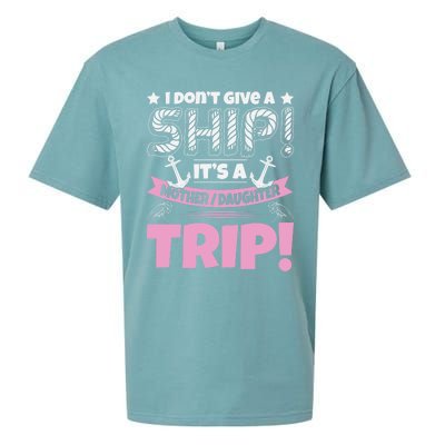 It's A Mother Daughter Trip Cruise Boat Ship Family Jokes Funny Gift Sueded Cloud Jersey T-Shirt