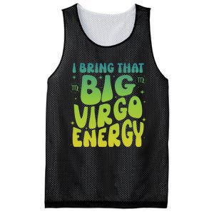 I Am M A Virgo Zodiac Sign Big Virgo Energy Mesh Reversible Basketball Jersey Tank