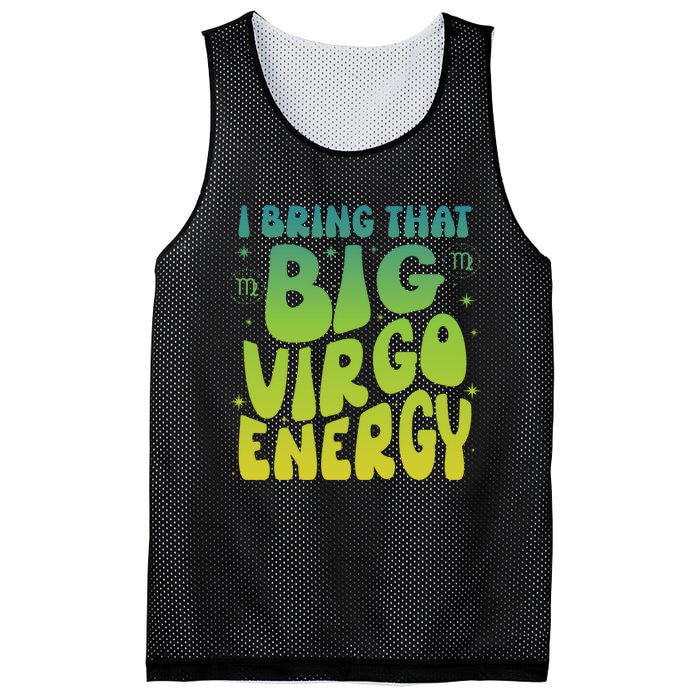 I Am M A Virgo Zodiac Sign Big Virgo Energy Mesh Reversible Basketball Jersey Tank