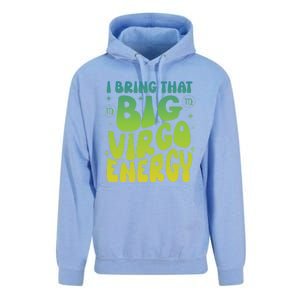 I Am M A Virgo Zodiac Sign Big Virgo Energy Unisex Surf Hoodie