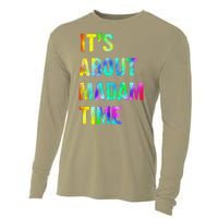 ItS About Madam Time Quote Saying President 2024 Cooling Performance Long Sleeve Crew