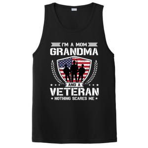 I'm A Mom Grandma And A Veteran Nothing Scares Me PosiCharge Competitor Tank