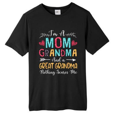 Im A Mom Grandma And A Great Grandma Mothers Day 2024 Tall Fusion ChromaSoft Performance T-Shirt