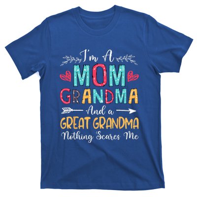 Im A Mom Grandma And A Great Grandma Mothers Day 2024 T-Shirt