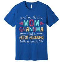 Im A Mom Grandma And A Great Grandma Mothers Day 2024 Premium T-Shirt