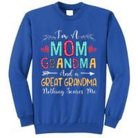 Im A Mom Grandma And A Great Grandma Mothers Day 2024 Tall Sweatshirt