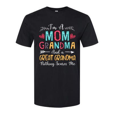 Im A Mom Grandma And A Great Grandma Mothers Day 2024 Softstyle CVC T-Shirt