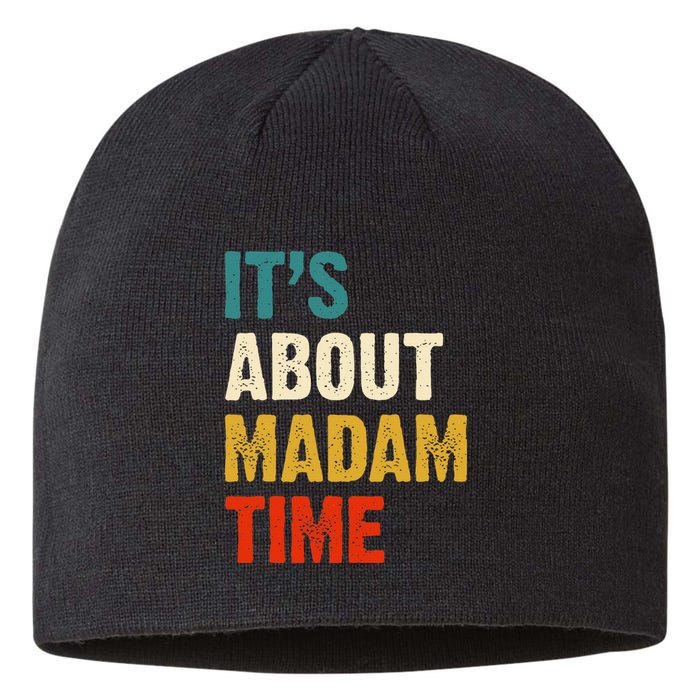 ItS About Madam Time Sustainable Beanie