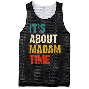 ItS About Madam Time Mesh Reversible Basketball Jersey Tank