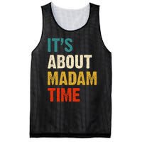 ItS About Madam Time Mesh Reversible Basketball Jersey Tank