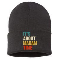 ItS About Madam Time Sustainable Knit Beanie