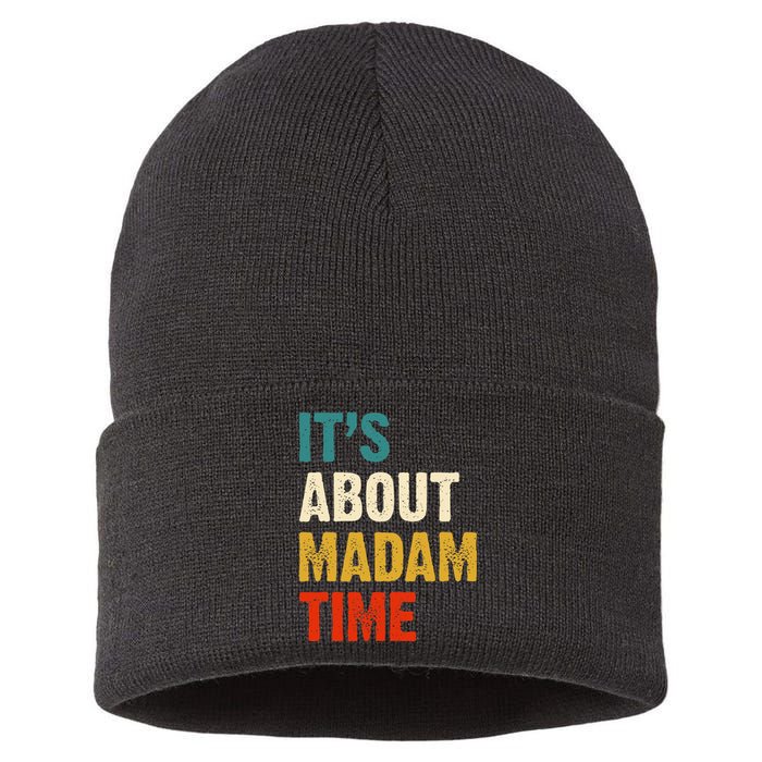 ItS About Madam Time Sustainable Knit Beanie