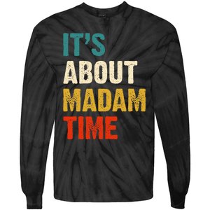 ItS About Madam Time Tie-Dye Long Sleeve Shirt