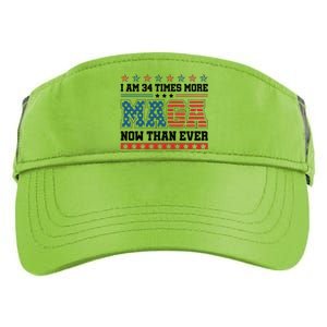 I Am More Maga Now Than Ever Trump 2024 Adult Drive Performance Visor