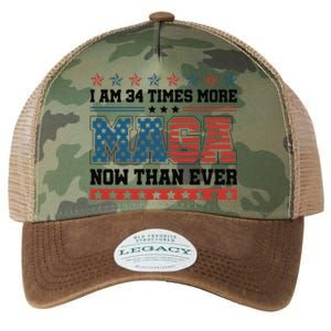 I Am More Maga Now Than Ever Trump 2024 Legacy Tie Dye Trucker Hat