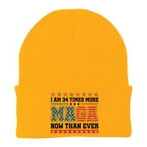 I Am More Maga Now Than Ever Trump 2024 Knit Cap Winter Beanie