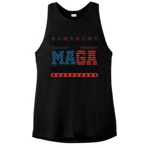 I Am More Maga Now Than Ever Trump 2024 Ladies PosiCharge Tri-Blend Wicking Tank