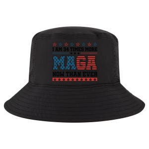 I Am More Maga Now Than Ever Trump 2024 Cool Comfort Performance Bucket Hat