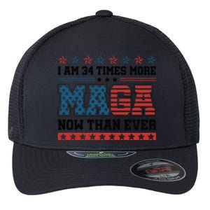 I Am More Maga Now Than Ever Trump 2024 Flexfit Unipanel Trucker Cap