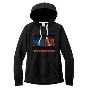 I Am More Maga Now Than Ever Trump 2024 Women's Fleece Hoodie