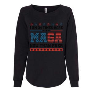 I Am More Maga Now Than Ever Trump 2024 Womens California Wash Sweatshirt